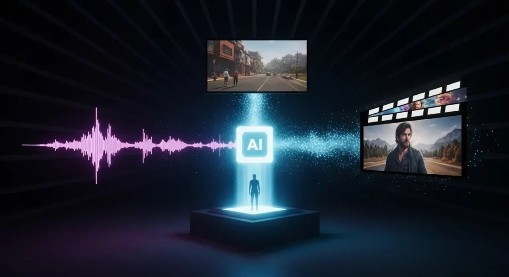 Estudio generando contenido inteligencia artificial