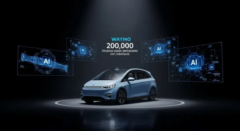 Autónomo vehículo saliendo de automatización industrial