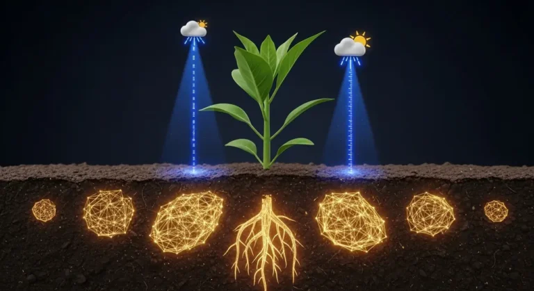 Cultivo planta inteligencia ecosistema agricultura inteligente