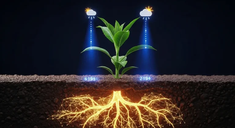 Cultivo planta inteligencia ecosistema agricultura inteligente