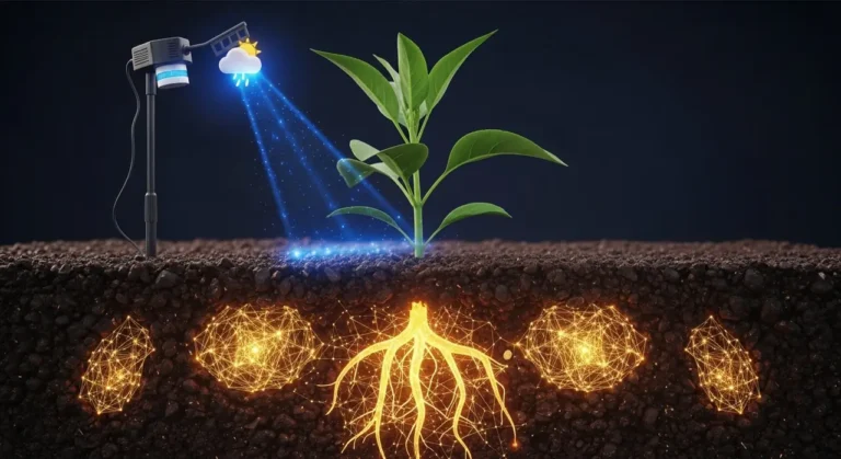 Cultivo planta precisión intelligenc agricultura inteligente