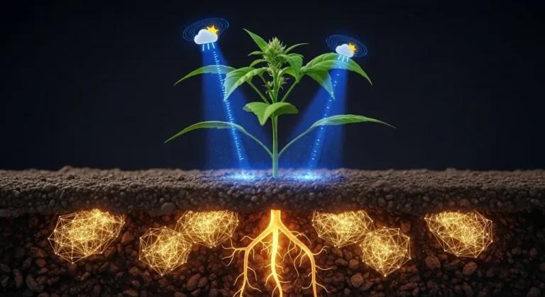 Cultivo planta precisión intelligenc agricultura inteligente