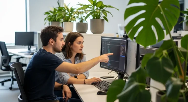Developers pair programming dual inteligencia artificial
