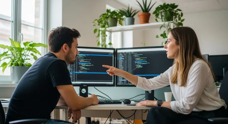 Developers pair programming dual inteligencia artificial