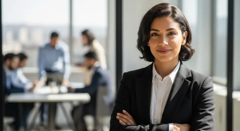 Latin american businesswoman inteligencia artificial