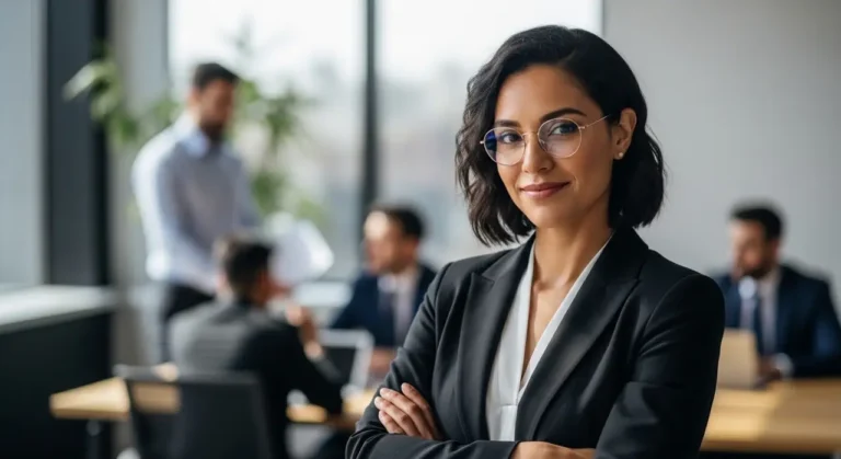 Latin american businesswoman inteligencia artificial