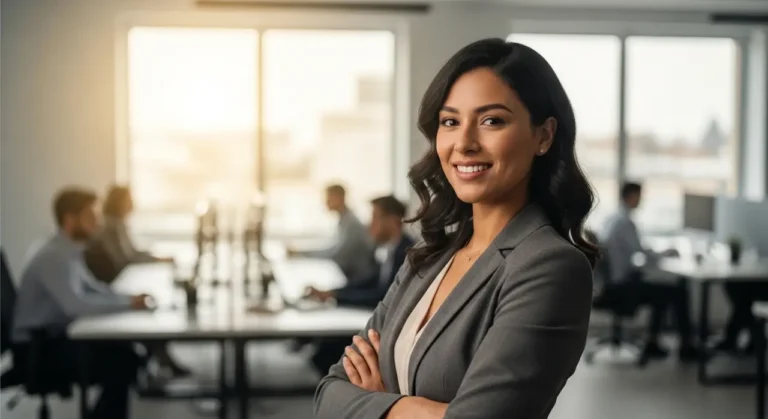 Latin american businesswoman inteligencia artificial