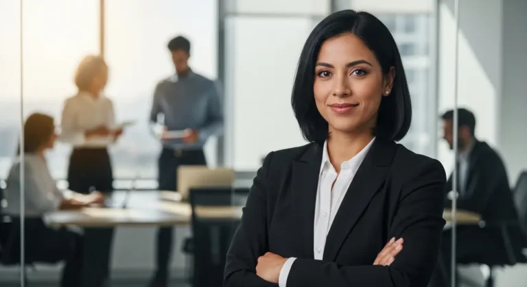 Latin american businesswoman inteligencia artificial