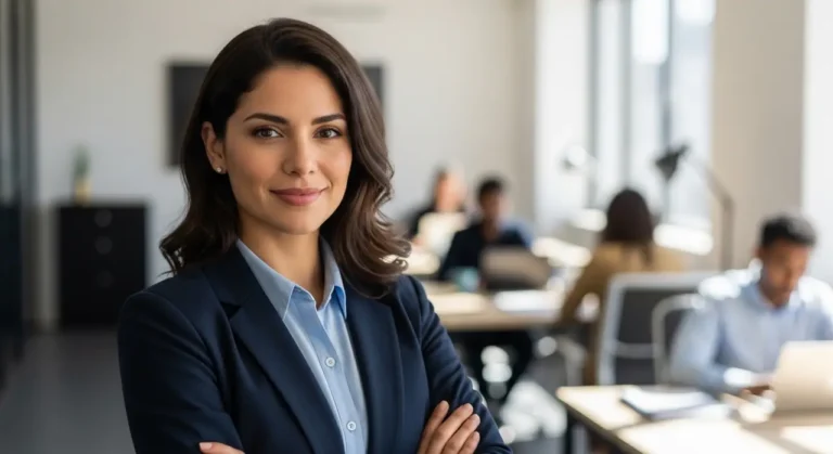 Latin american businesswoman inteligencia artificial