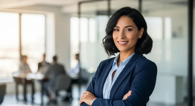 Latin american businesswoman inteligencia artificial