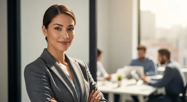 Latin american businesswoman inteligencia artificial