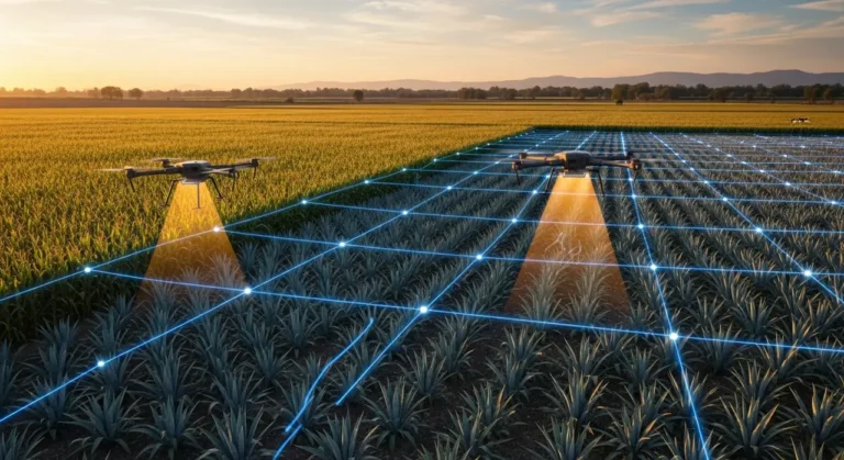 Mexicano campo agrícola drones agricultura inteligente