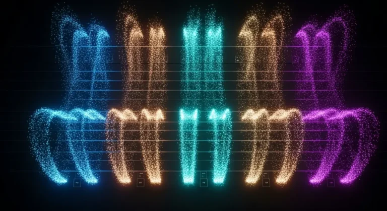 Paralelo flujo de trabajo flujos luz procesamiento de datos IA