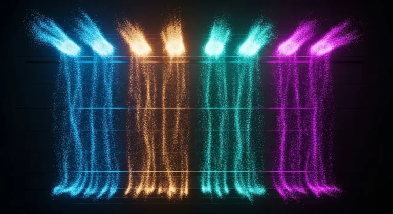 Paralelo flujo de trabajo flujos luz procesamiento de datos IA