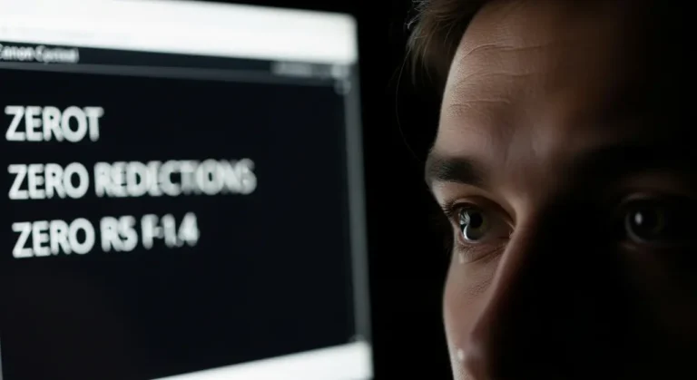 Person's eyes illuminated mon inteligencia artificial