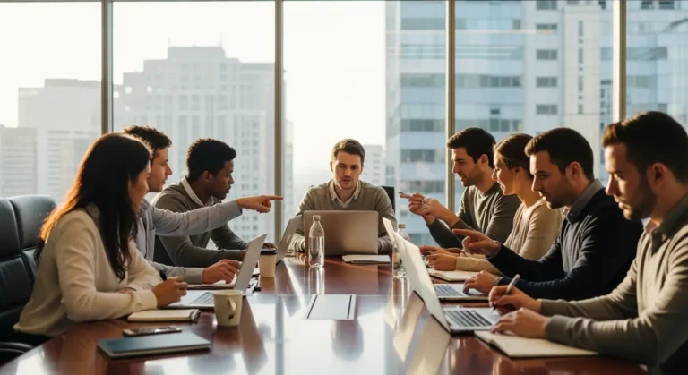 Tecnología equipo boardroom inteligencia artificial