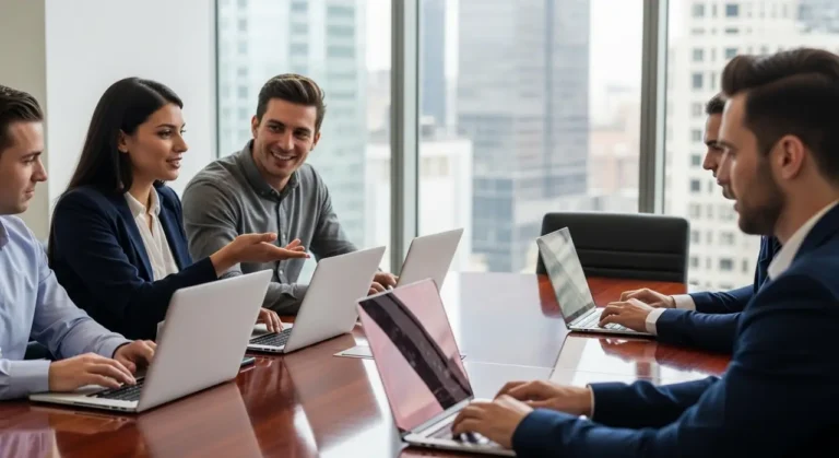 Tecnología equipo boardroom inteligencia artificial