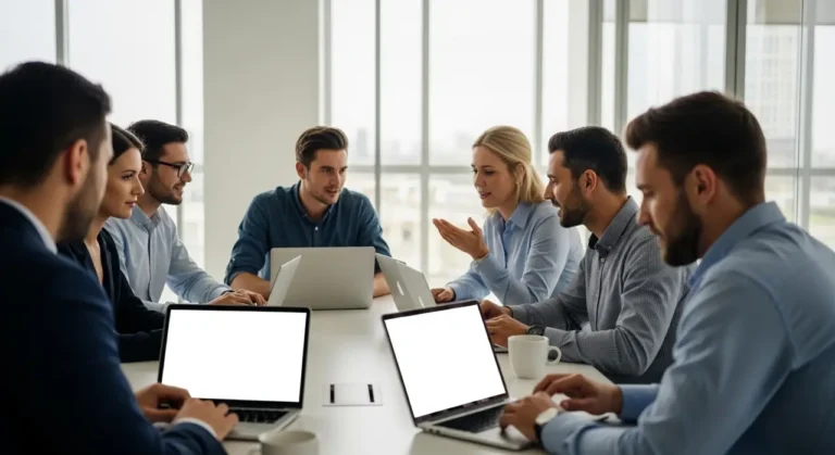 Tecnología equipo boardroom inteligencia artificial