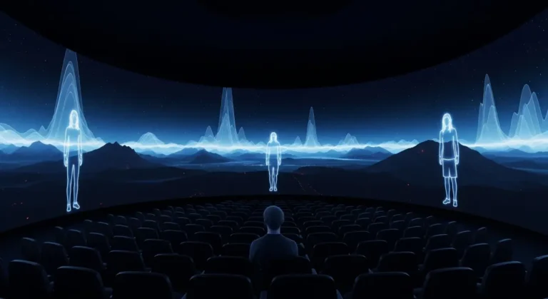 Espectador ai-crafted universo entretenimiento con IA