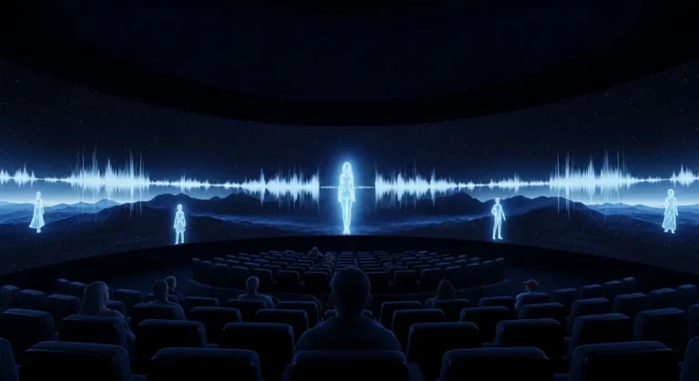 Espectador ai-crafted universo entretenimiento con IA