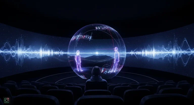 Espectador universo theater entretenimiento con IA