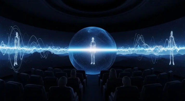 Espectador universo theater entretenimiento con IA
