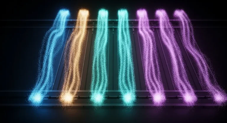 Flujo de trabajo flujos luz particles automatización de flujos