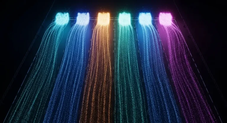 Flujo de trabajo flujos luz particles automatización de flujos
