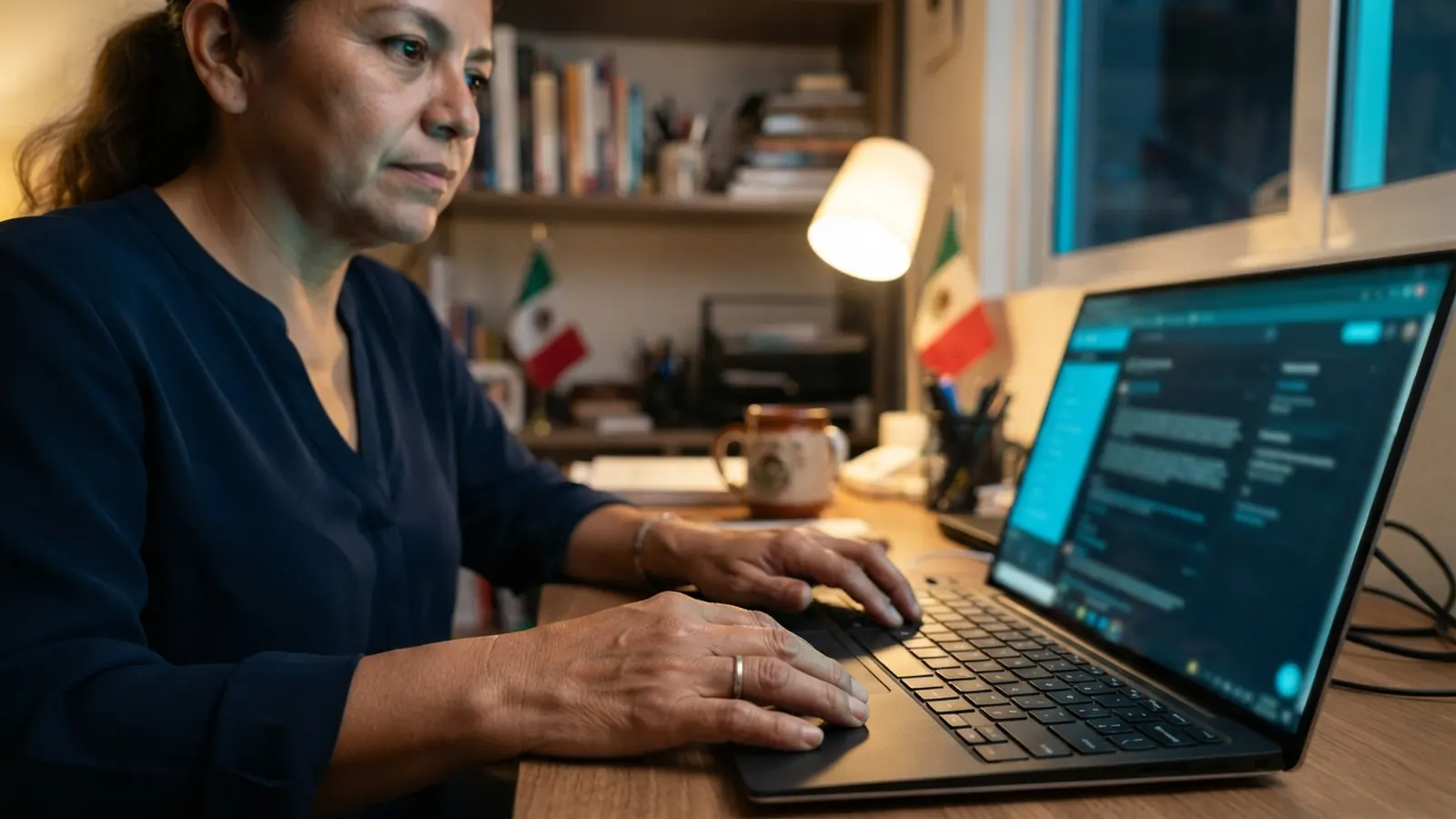 El proceso: una persona trabajando en su computadora · GLM-5 de Z.AI: La IA que Diseña Sistemas Sola y Cambia Todo