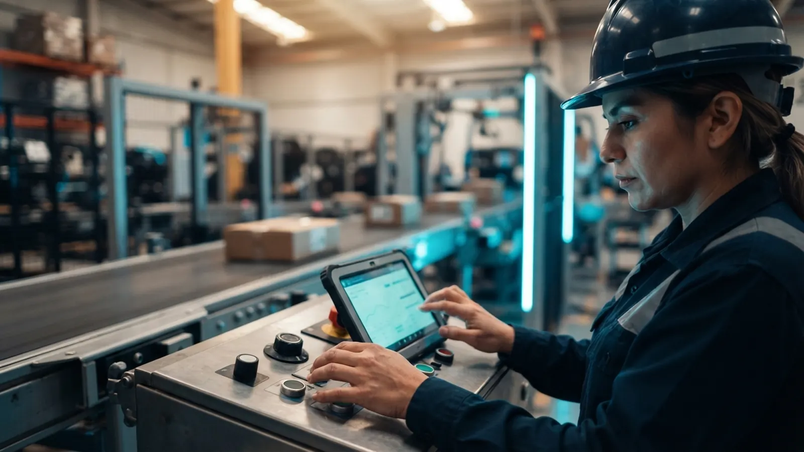 El proceso: una persona trabajando en su computadora · Impresión 3D con IA: Transformación de la Manufactura
