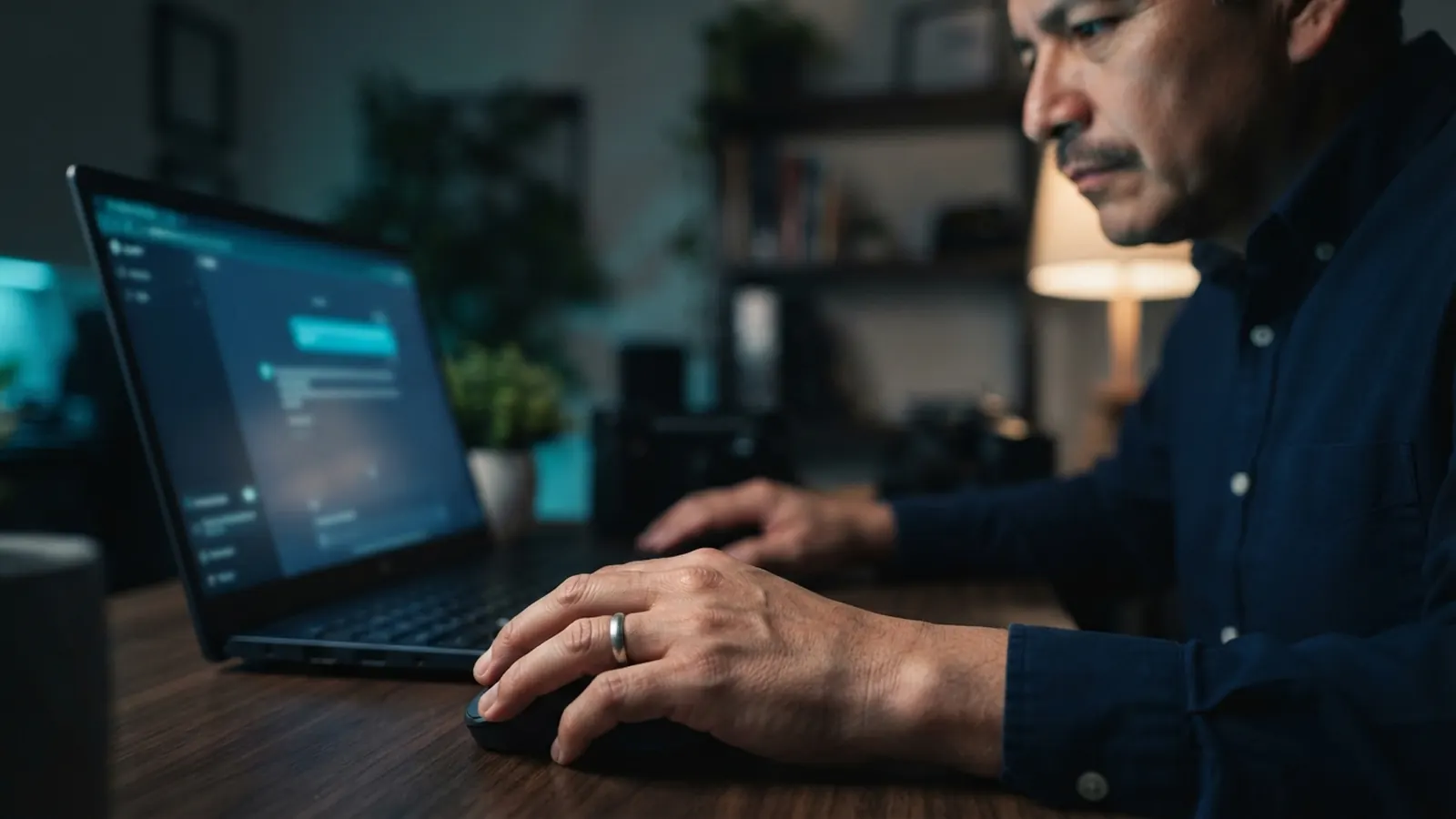 El proceso: una persona trabajando en su computadora · Prompts ChatGPT: 100+ Comandos Profesionales